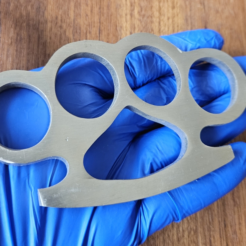Belt Buckle Knuckles Solid Brass, Handmade